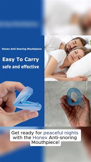 Honex Anti-Snoring Mouthpiece: Peaceful Sleep Solution