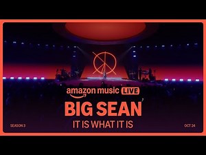 Big Sean - Amazon Music Live * Los Angeles, CA, USA (Oct 24, 2024) 2160p UHDTV UltraHD 4K