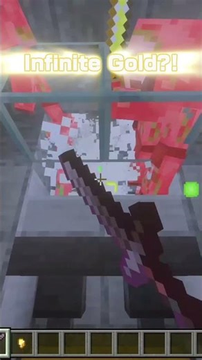 nfinite Gold Farm in Minecraft #minecraftshorts #minecraft #goldfarm #shorts