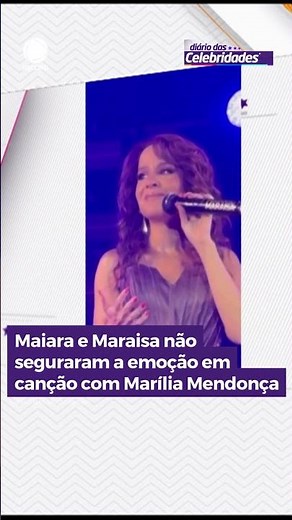 Maiara e Maraisa se emocionaram ao cantar Marília Mendonça #HojeEmDia