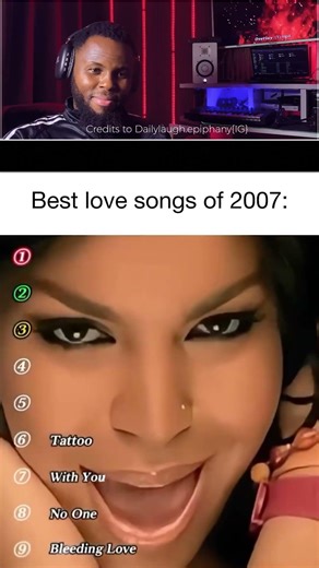 Best love songs of 2007