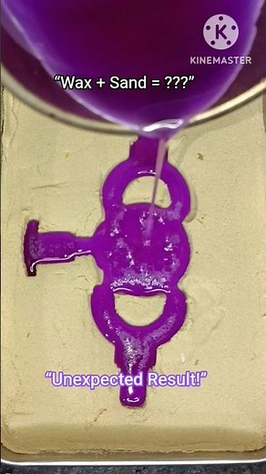 “He Poured Purple Wax — And Made Something Totally Unexpected!”