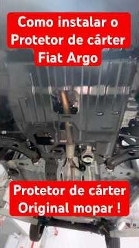 HOW TO INSTALL THE ORIGINAL FIAT ARGO SUMP PAN PROTECTOR!!! #fiatargo #protector #installation #t...