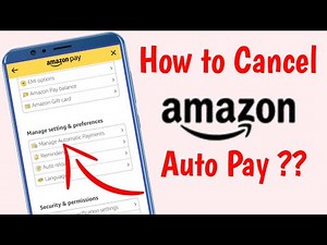 How to Disable Amazon Auto Pay || Amazon Auto Pay Disable Kaise Kare