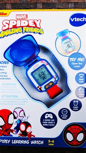 Spidey Watch Vtech | Satisfying Unboxing #shortsfeed #toys #Unboxing #spidey