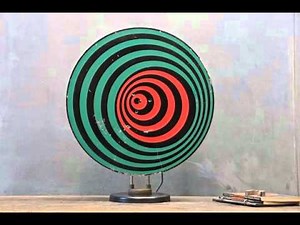 Vintage hypnosis rotating disc machine