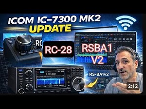ICOM IC-7300 MK2 - UPDATE RSBA1v2 & RC-28 Remote Controller