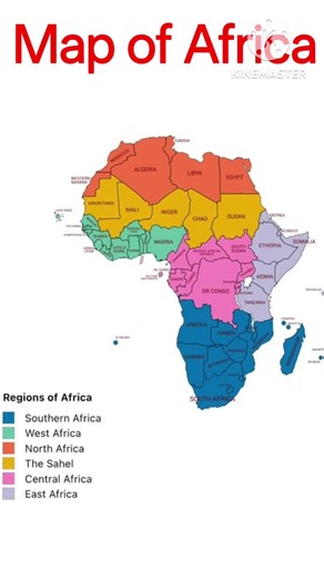 World Map with Continents & Oceans 🌍