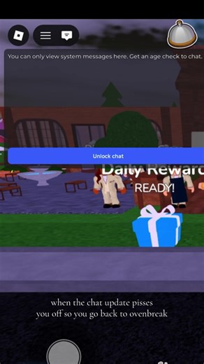 i do not feel like giving my face away to roblox just to chat with people