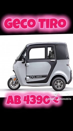 Geco Tiro Kabinenroller ab 4390 € , fix und fertig. Neu mit Garantie und Gewährleistung !!! Einsteigen und losfahren !!! Finanzierung möglich !!! www.geco-automobile.de #geco #emobilität #moped #mofa #senior