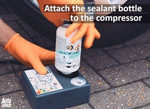 4.5K views · 17 reactions | Got a tyre repair kit in your car boot instead of a spare wheel? Here's how to use it... (sponsored) | Auto Express | Facebook