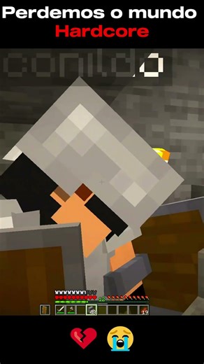 Perdemos o nosso mundo 💔😭 #minecraft