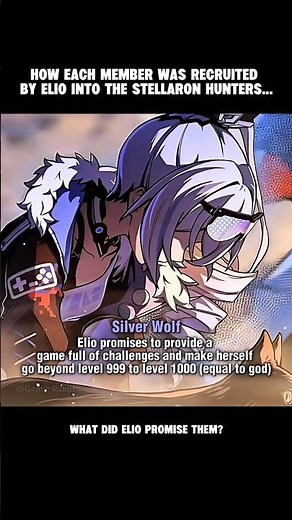『Honkai:Star Rail』How Elio Recruited them to Stellaron Hunter🥲#honkaistarrail#starrail#shorts