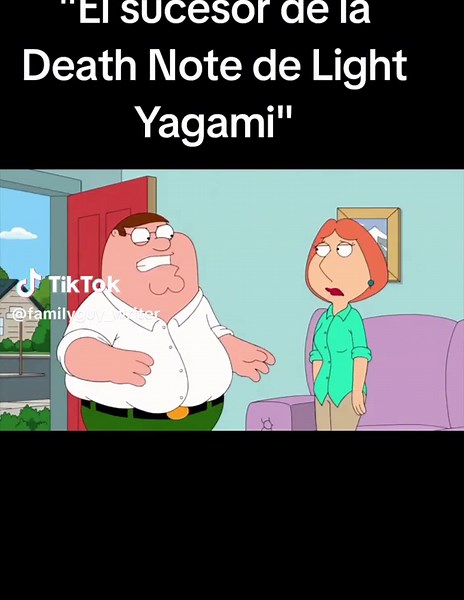 El sucesor de la Death Note en Family Guy