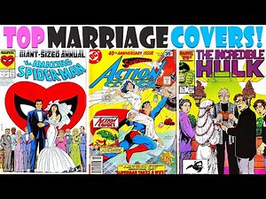 Best WEDDING Comic Book Covers! Top marriage ceremony matrimony comics books by Comicsamurai