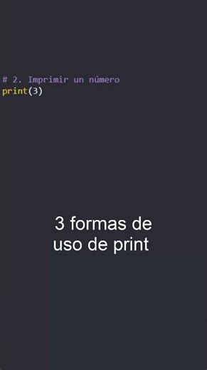FÁCIL Python print() - Lo que necesitas saber #python #programming #shorts