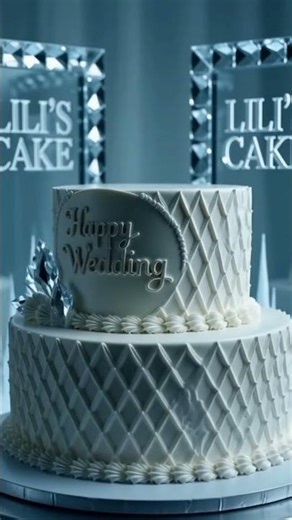 Crystal Diamond Wedding Cake | Kue Pernikahan Elegan & High Class #cake