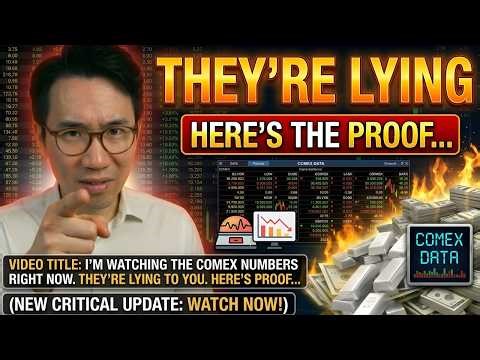 I'M WATCHING THE COMEX NUMBERS RIGHT NOW. THEY'RE LYING TO YOU. HERE'S PROOF.
