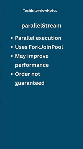 parallelStream vs stream Explained | Java 8 Interview Question