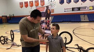 4.4K views · 170 reactions | The USA BMX Foundation is out in Spring Hill, FL, spreading a passion for education and sport through cycling to 1,200+ students! See how you can get Justin Posey and Cameron Wood into your school by visiting usabmxfoundation.org #FoundationFriday | USA BMX | Facebook