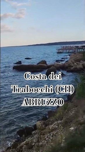 🌊La magia della Costa dei Trabocchi in Abruzzo 🇮🇹