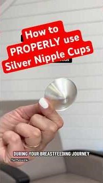 How to PROPERLY use silvery nipple cups! ￼ #pregnant #nurse #mom #newborn