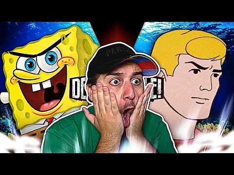 THE BEST DEATH BATTLE EVER | SpongeBob VS Aquaman (Nickelodeon VS Super Friends) | DEATH BATTLE!