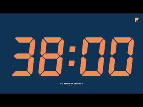set a timer for 38 minute