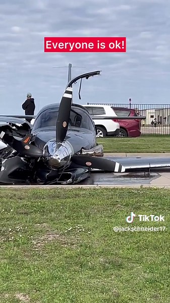 Airplane is a turboprop LX7. Thankfully everyone was ok! Repost with credit. #aviation #airplane #crash