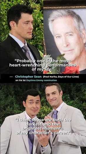 Christopher Sean Credits Drake Hogestyn With His Daytime Emmy Nomination