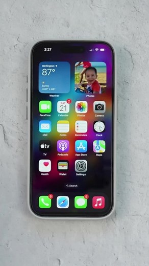 Let’s organize your iPhone’s homescreen with this quick tip #ios17 #ip... | Home Screen iPhone