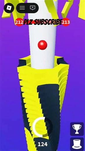 How to play stack ball with tips and full gameplay.#roblox #gaming #shorts #tips #gamplay #stackball