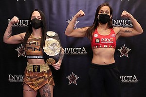 Invicta FC 45 Weigh-in Results: Title Fight Set, Two Fighters Miss Contracted Marks