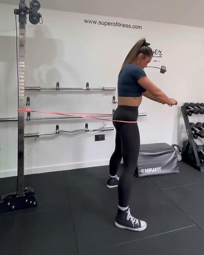 Banded Hip Thrust (Standing) | Glute Activation & Strength Exercise