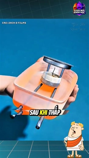 TẠI SAO CON TÀU CÓ THỂ CHẠY BẰNG LỬA?