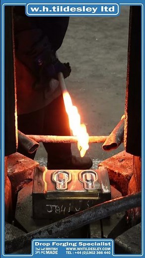 Drop Forging Process - W.H.Tildesley Ltd - EST.1874 - J841 #shorts #forging
