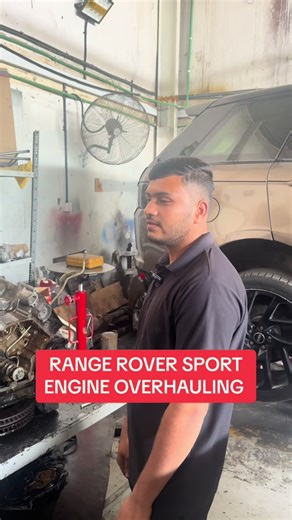RANGE ROVER SPORT ENGINE OVERHAULING #gtsauto #customer #VIRAL #trending #trending #abudhabilife #engine