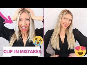 How To Put In Clip in Extensions