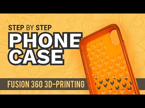 How to 3D Model an iPhone X Phone Case - Learn Autodesk Fusion 360 in 30 Days: Day #10