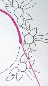 🔥🔥Neckline hand embroidery stitch tutorial for beginners💖💖 #reelsviralシ #trandingreels #reelsvideoシ #reelsfbシ #handmade #fb #trend #trendingvideo #follower #everyone #satisfying #reel #fyp #reelsfypシ #handmade #stitch | Embroidery Work