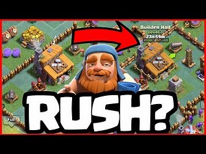 What Happens if You RUSH? Clash of Clans Builder Hall 3 - Builder Hall 4 Strategy