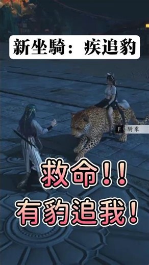Woman Chased by Pet Leopard! New Mount: Swift Leopard【Where Winds Meet】#WhereWindsMeet #wwm