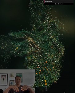 18K views · 344 reactions | Take a look at this satisfying interactive fluid simulation that tracks your hands and makes you feel like a wizard. Its creator Yi-Wen Lin provided a demo so you can try it out yourself. https://80.lv/articles/satisfying-interactive-hand-controlled-fluid-simulation/ | 80 Level | Facebook