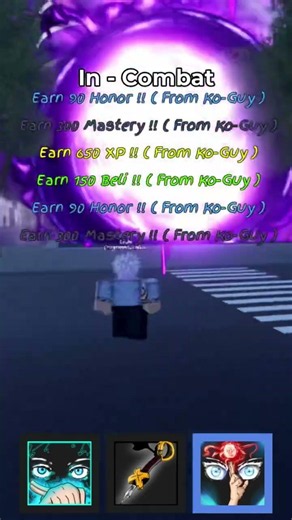 Jujutsu legacy hollow nuke with compression blue and rotational red #jujutsukaisen #roblox