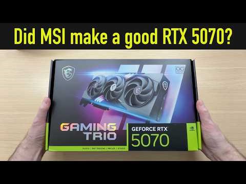 Noisy or Quiet? MSI RTX 5070 GAMING TRIO OC Review