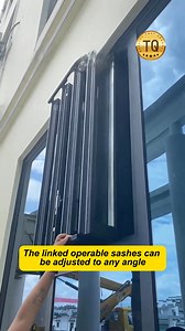 5K views · 27 reactions | Aluminum alloy linkage windows. #window #aluminiumwindows #aluminium #alloy #glass #fiberglass #interiordesign #install #home #tottme #tottmetal | Tottme Engineering | Facebook