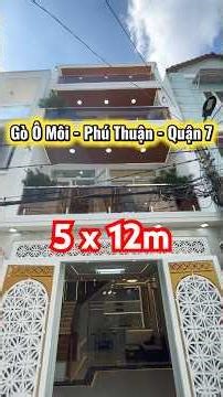 ‼️Nhà Phố Đầy Đủ Công Năng & Nội Thất - Có Sân Đỗ OTo 7c Trong Nhà - Ngay Gò Ô Môi Trung Tâm Quận 7