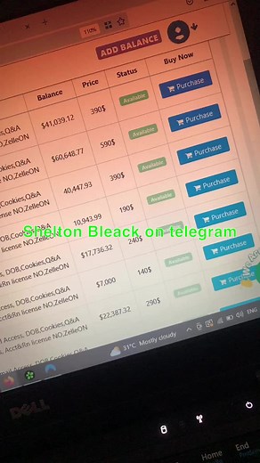 Fresh and legit bank logs online access available ☑️ All bank logs debit fullz hitting 🔥