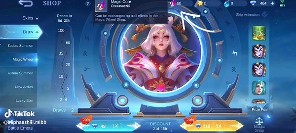 Unlock Legend Skin with Magic Core in Mobile Legends