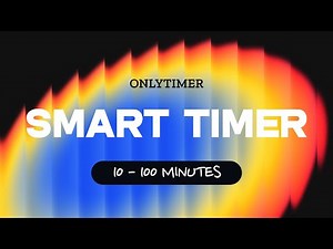 ⏱️ SMART TIMER | DARK MODE | 10–100 MIN | NIGHT FOCUS • NIGHT STUDY